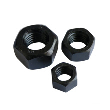 astm a194 gr 2h heavy hex nut black color high strength